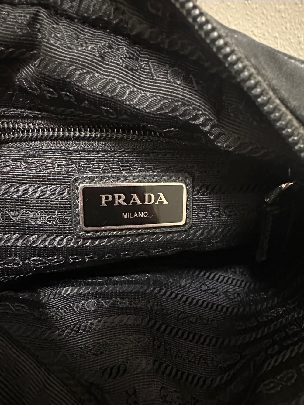 Prada Black Nylon Messenger Crossbody Bag - Picture 7 of 7